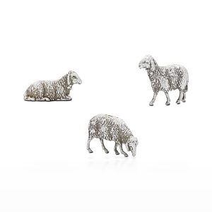 Set 3 Pecore Standard 10 per Presepi in Scala 1:20