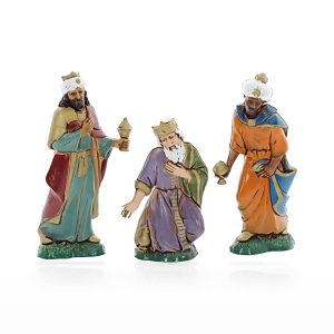 Set Re Magi Standard 10 Stile Napoletano per Presepe in Scala 1:20