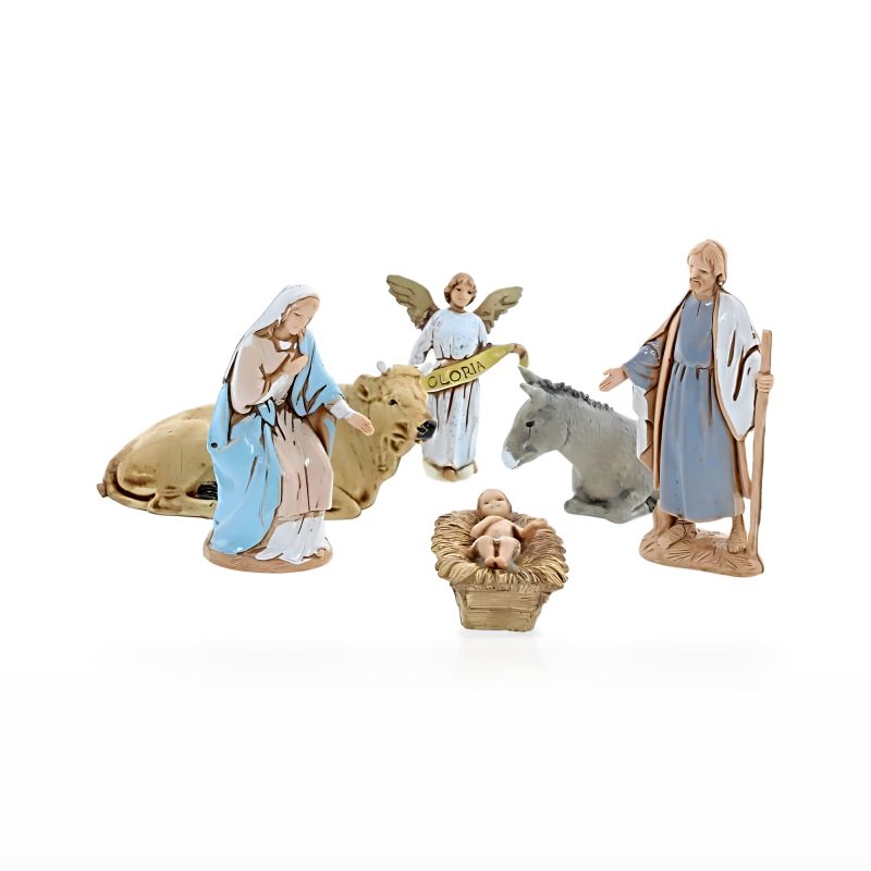 Set Natività 6 Soggetti Mini 6 Arabo per Presepi in Scala 1:30