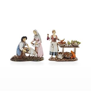 Set Tosatore e Ortolana Compact 8 per Presepi in Scala 1:22