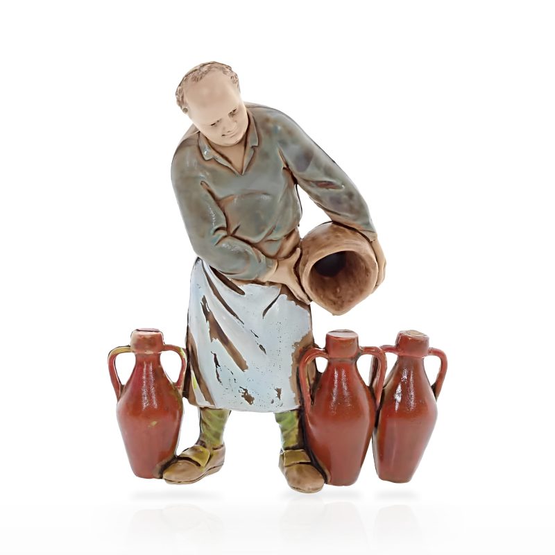 Set 6 Soggetti Napoletani Standard 10 Stile Napoletano per Presepe in Scala 1:20