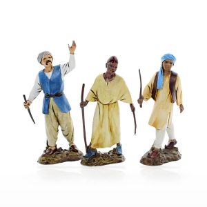 Set 3 Conducenti Arabi Medio 12 per Presepe in Scala 1:15