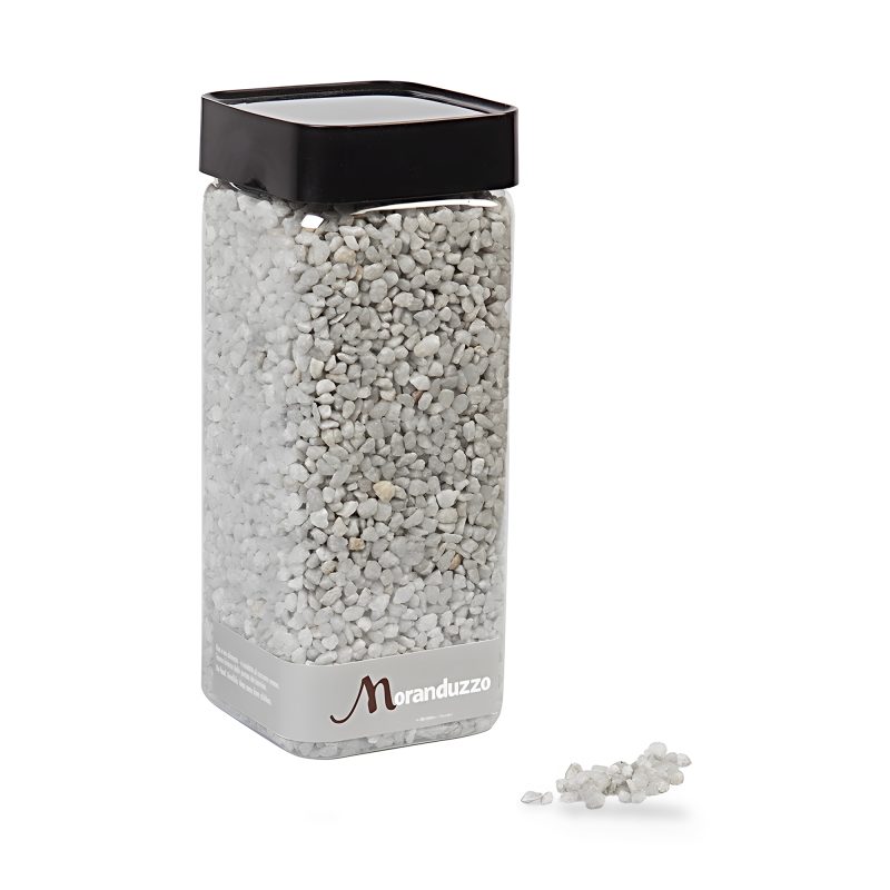 Granulato Colorato Grigio 2mm 825g, Decorazione Vasi, Moranduzzo