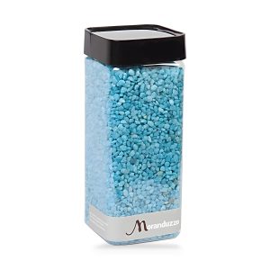 Granulato Colorato Turchese 2mm 825g, Decorazione Vasi, Moranduzzo