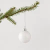 Set de 24 bolas de cristal Ø 6 cm blancas