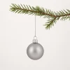 Set mit 20 Glaskugeln Ø 7 cm Silber