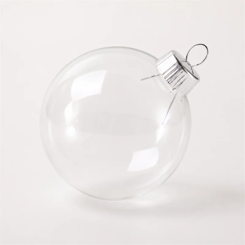 Set 20 sfere in vetro Ø 7 cm trasparente