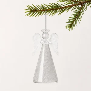Ornamento per Albero in Vetro Soffiato h cm 14 Angelo Prime