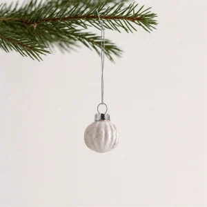 Cilindro 10 soggetti misti in vetro Ø 5 cm bianco