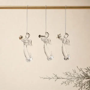 Set 3 angioletti musicanti h 7,5 cm