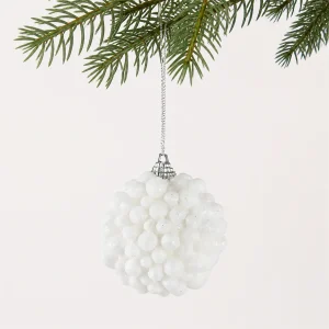 Cilindro 5 sfere a palline 2 assortimenti Ø 6 cm bianco