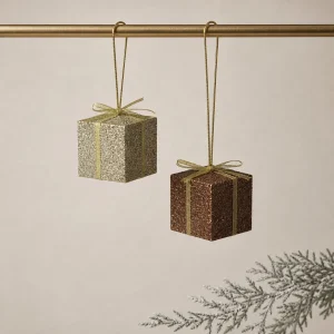Cilindro 12 pacchetti glitter 3,5 cm champagne marrone
