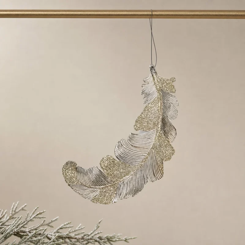 Pluma platino h 19 cm 2 surtidos
