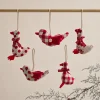 Animal Nines rosso h 10 cm oca uccellino