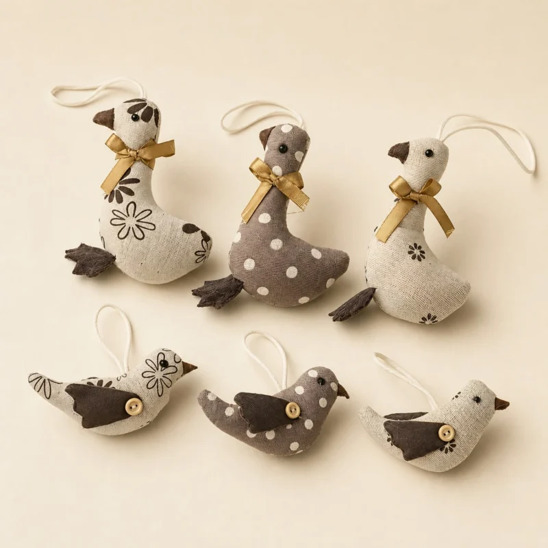 Set 6 Oca uccellino Nines h 10 cm