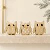 Gufo Nines avorio h 10 cm