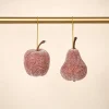 Scatola 6 frutta ice Ø 4 cm mela pera rosso