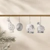 Soggetti Safari h 10 cm 4 modelli bianco argento