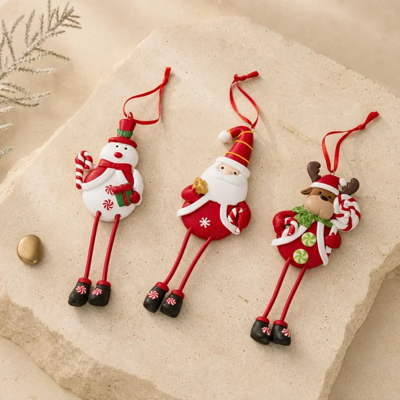 Soggetti in fimo con gambe molli 3 assortimenti