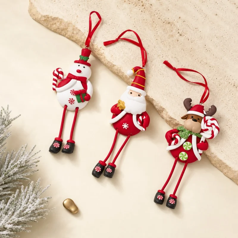 Soggetti in fimo con gambe molli 3 assortimenti