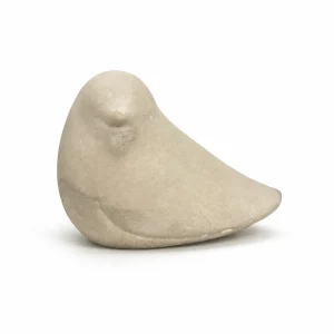 Soprammobile Uccellino stilizzato con testa girata h 7 cm
