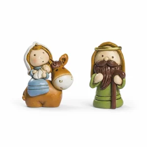 Madonna e San Giuseppe h 7 cm