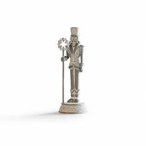 Soprammobile schiaccianoci cm 14 decorato effetto statua