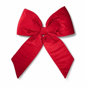 Fiocco rosso velluto h 80 cm