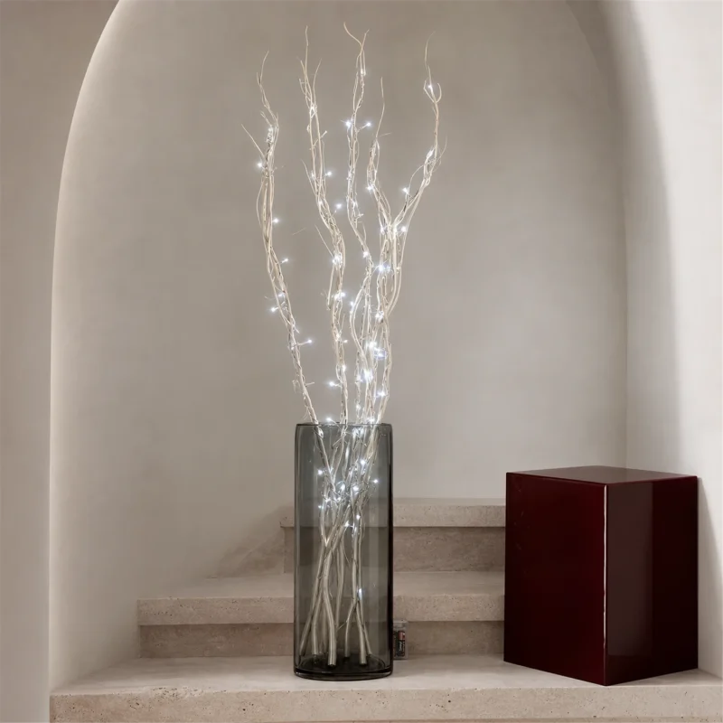 Elfenbeinzweige 50 LEDs eisweiß H120 cm