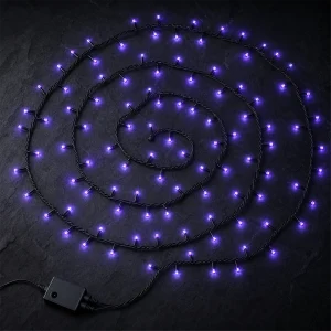 Catena 180 LED Viola – giochi luce memory – L 13 m – 31V – uso esterno