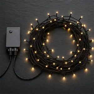 Catena 100 LED Traditional – giochi luce memory – T.E. 3,6W – L 7 m – 31V – uso esterno