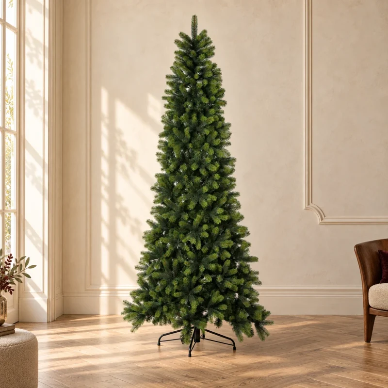 Sapin de Noël mince Sapin vert Monte Cimone h 180 cm ø 65 cm