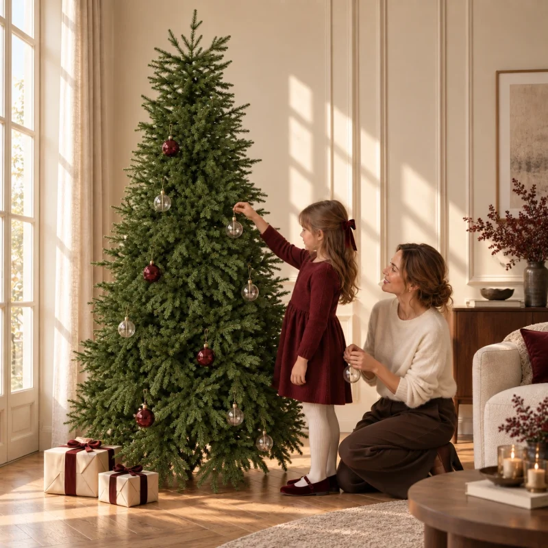 Christmas tree Everest Total Real Touch h 210 cm ø 137 cm