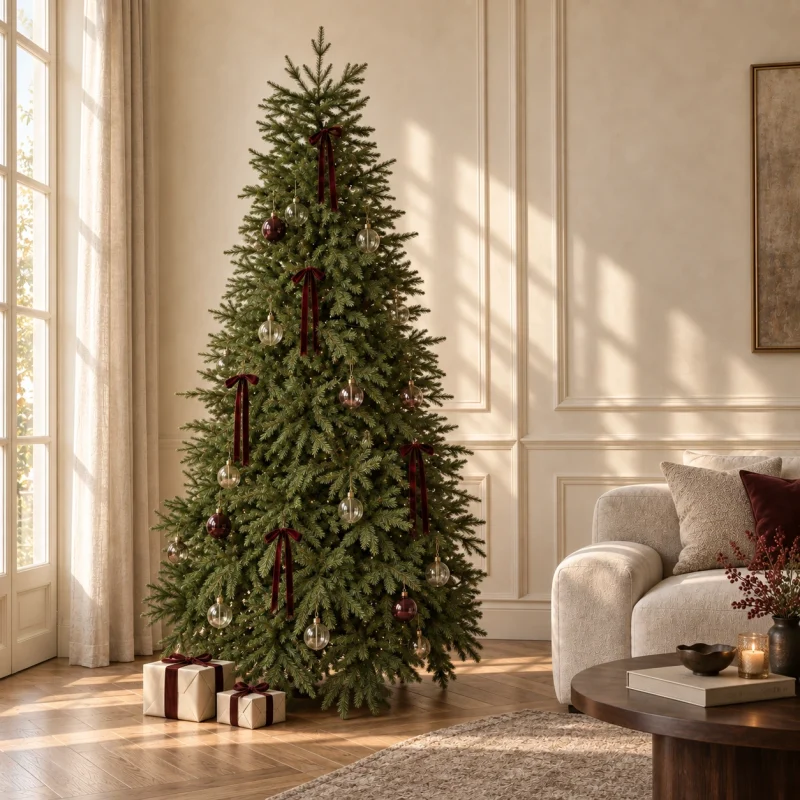 Sapin de Noël Everest Total Real Touch h 240 cm ø 149 cm