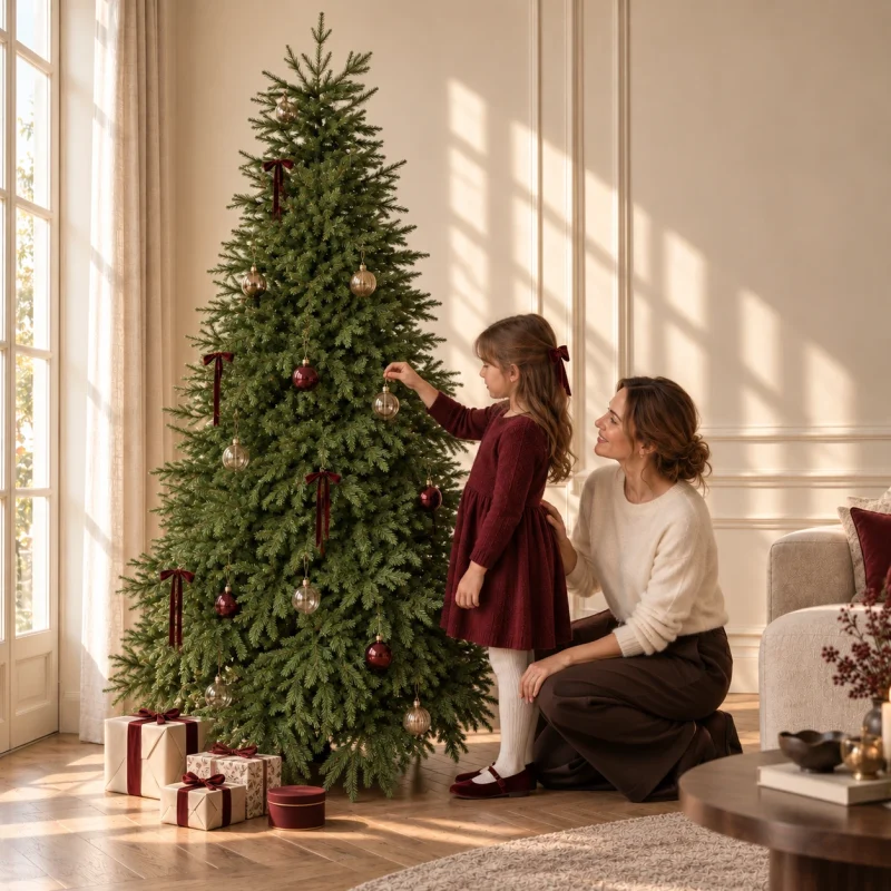 Sapin de Noël Everest Total Real Touch h 240 cm ø 149 cm
