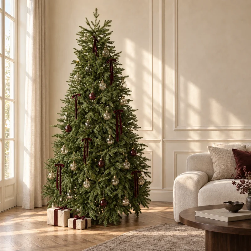 Árbol de Navidad Everest Total Real Touch h 180 cm ø 122 cm