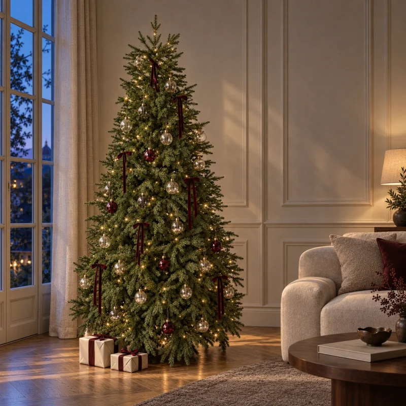 Árbol de Navidad Everest Total Real Touch h 180 cm ø 122 cm
