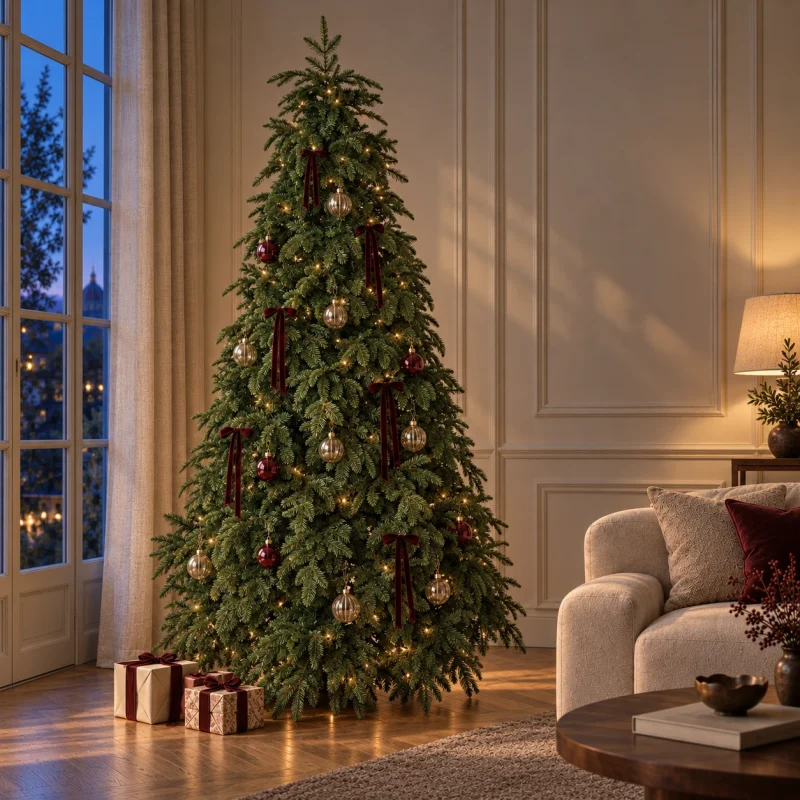 Árbol de Navidad Abeto Alto Tesino h 270 cm ø 172 cm