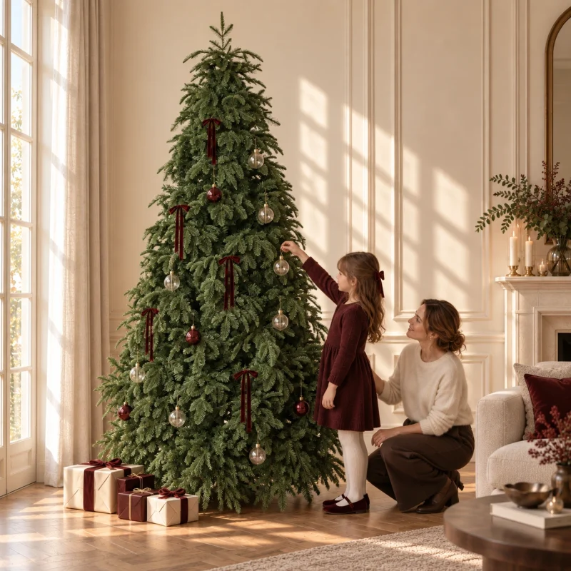 Árbol de Navidad Abeto Alto Tesino h 270 cm ø 172 cm