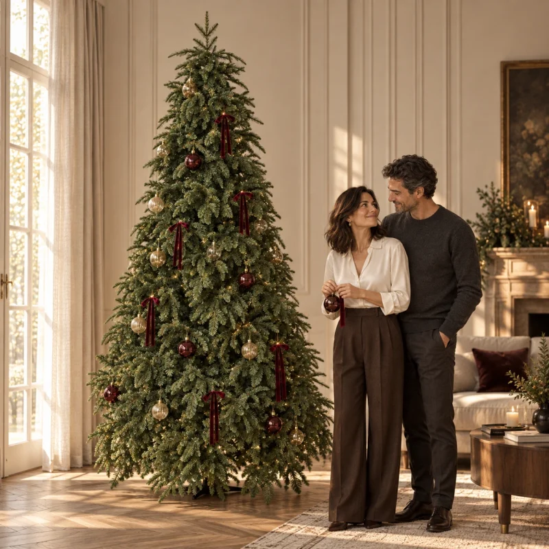 Árbol de Navidad Abeto Alto Tesino h 270 cm ø 172 cm