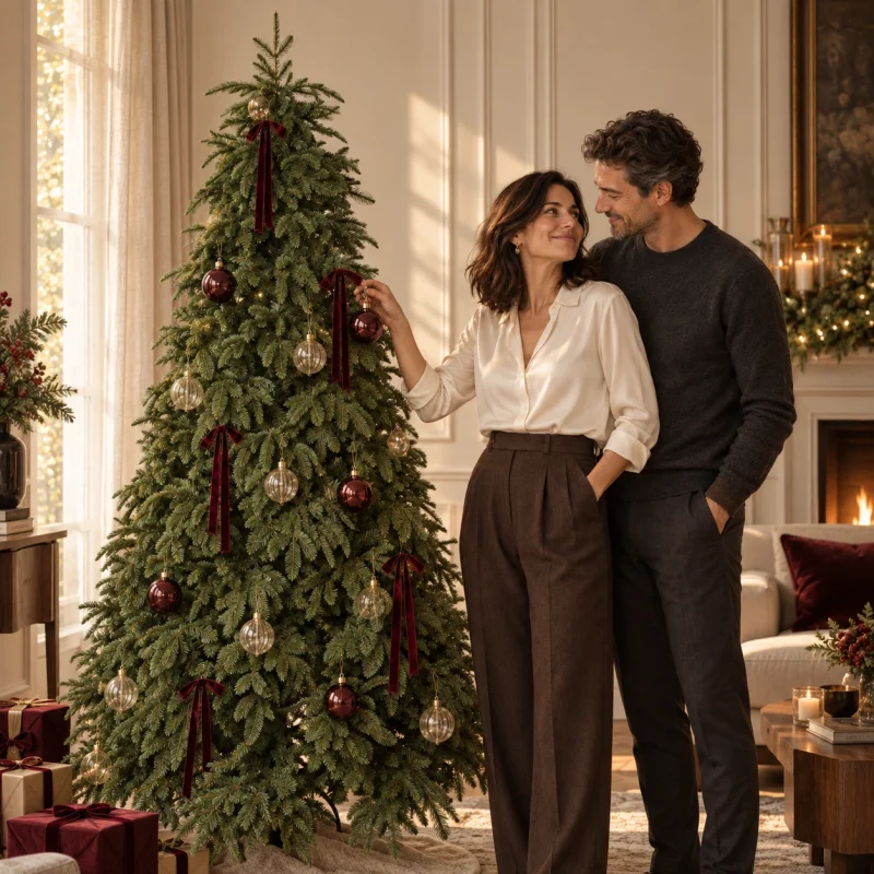 Sapin de Noël Alto Tesino sapin h 180 cm ø 127 cm