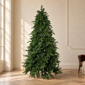 Albero di Natale Abete Cristallo Real Touch h 240 cm ø 157 cm