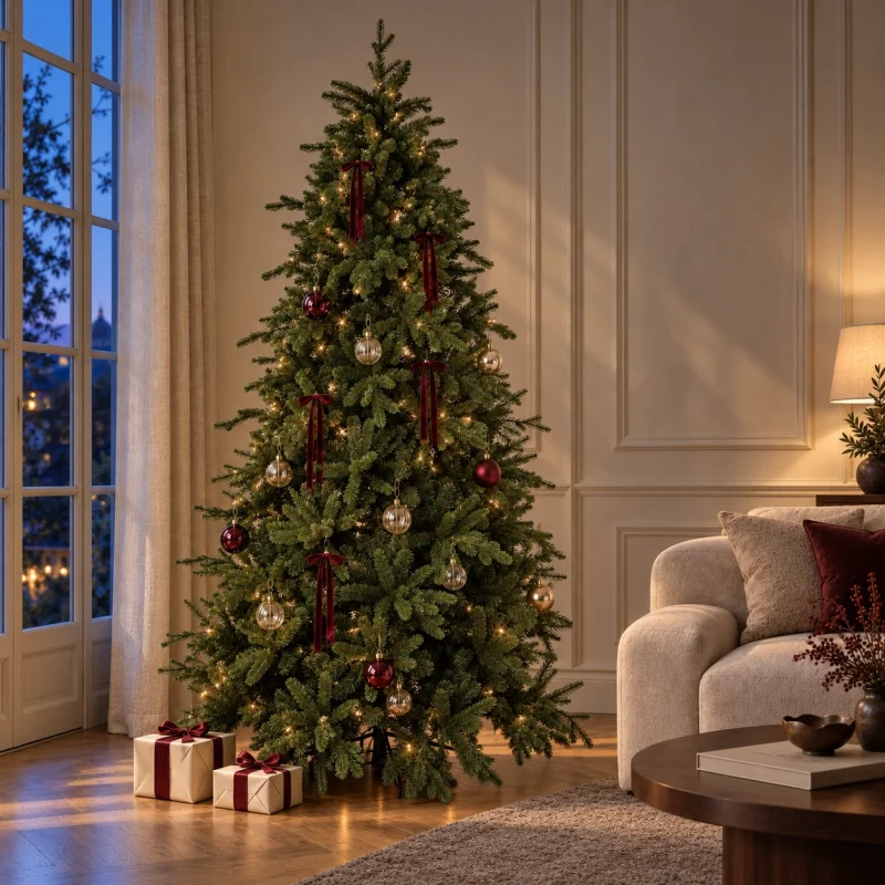 Árbol de Navidad Abeto de Cristal h 240 cm ø 157 cm