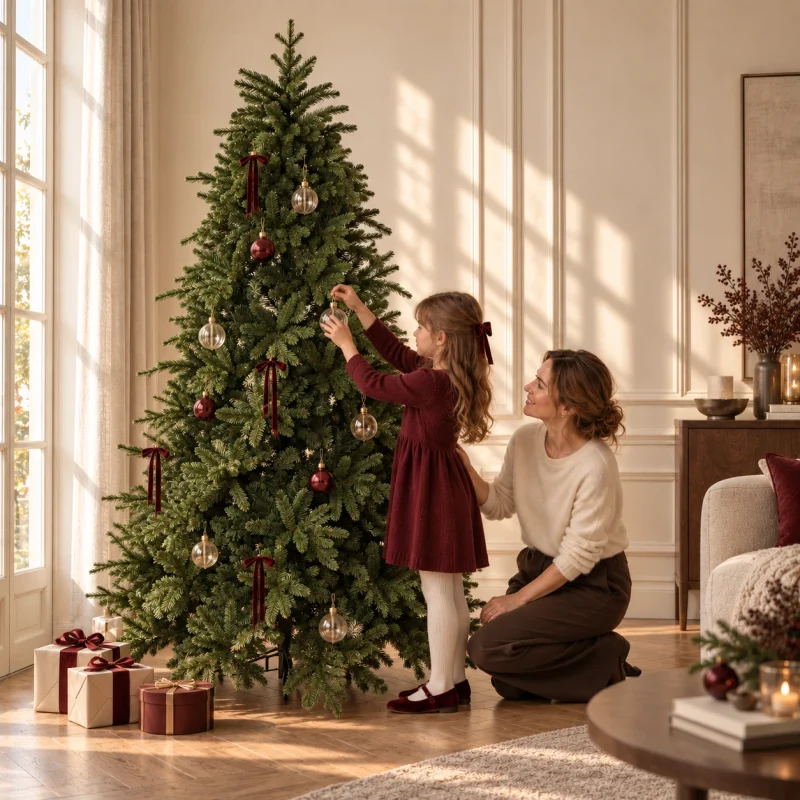 Árbol de Navidad Abeto de Cristal h 240 cm ø 157 cm