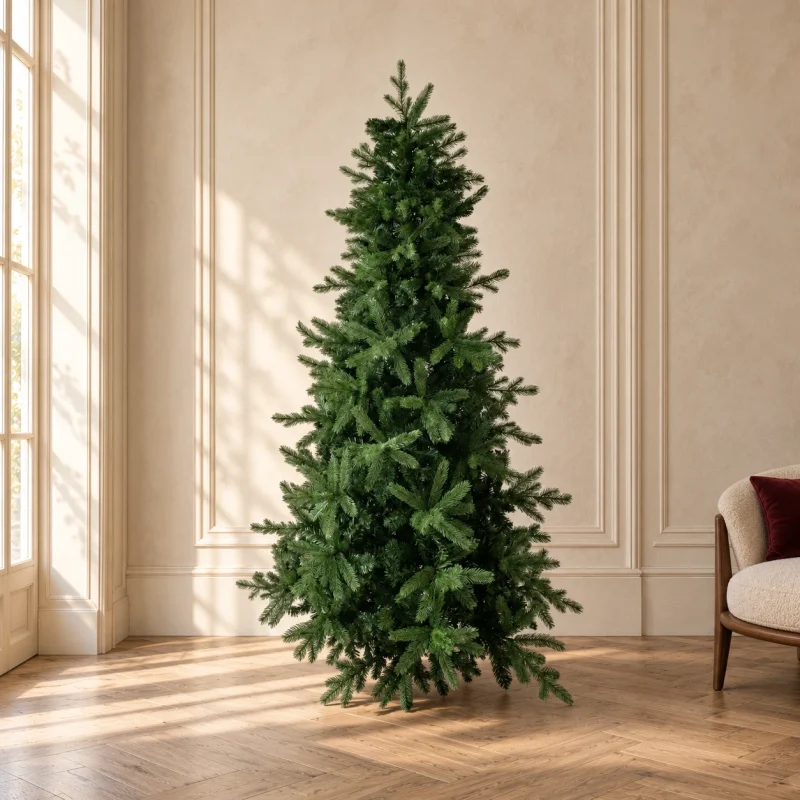 Árbol de Navidad Abeto Cristal h 180 cm ø 127 cm