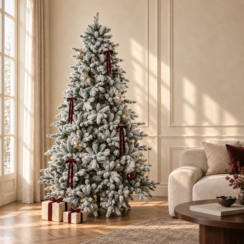 Tannenbaum Schneekristall Tanne h 240 cm ø 157 cm