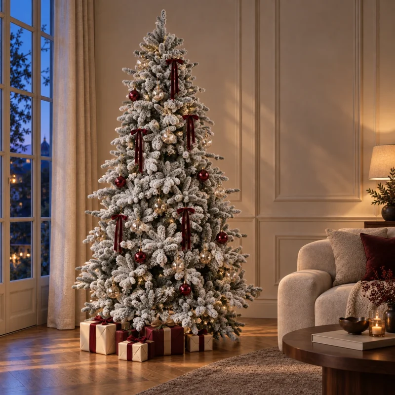Tannenbaum Schneekristall Tanne h 240 cm ø 157 cm