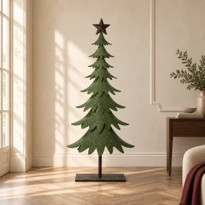 Albero in metallo verde h 140 cm