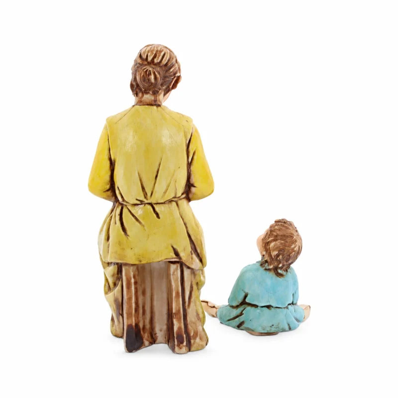 Réparation femme et enfant Standard 10 Style Napolitain pour crèches à l’échelle 1:20