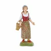 Donna con Cesto al Braccio Standard 10 Stile Napoletano per Presepi in Scala 1:20